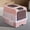 Pink, variant on odorsTT Blue Enclosed Litter Tray - Sifting Scoop Kit, Pet Hygiene Box, Easy Clean Cat Accessories | Apartment Bedroom Bathroom Living Room for Apartment Bedroom Bathroom Living Room