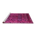 thumbnail image 2 of Ahgly Company Machine Washable Indoor Rectangle Persian Pink Traditional Area Rugs, 3' x 5', 2 of 4