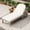 Gray, variant on DTTRA 78.2" Acacia Wood Outdoor Chaise Lounge Chair with Cushion, 5-Position Adjustable Patio Recliner, Arched Backrest Sunbed for Poolside, Deck, Backyard & Lawn, Gray