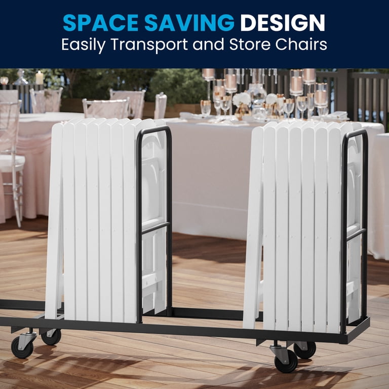 Flash Furniture Hercules Series Resin Folding Event Chairs Set of
