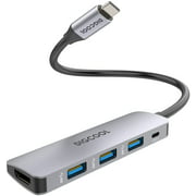 DIGCOOL USB C Hub,HDMI Adapter,USB C to USB Hub,USB C Dongle 5 in 1 Type C Hub with 4K HDMI,3USB 3.0,100W PD Charging