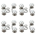 thumbnail image 3 of 16 Pcs Boutons Réutilisables Robustes Durables Design à Fente pour Carte Pratique Bouton Jean Petite Perle Blanche, 3 of 8