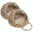 thumbnail image 2 of 2 piezas Cesta colgando de cuesta colgando cestas de flores colgantes Canasta de lentes para, 2 of 8