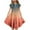 Red, variant on YunPes Girls Summer Dresses Double Layer Sleeve Flowy A Line Casual Gradient Midi Dresses for 615 Years Birthday Dresses for Girls 5 Years Old Toddler 5t Dresses