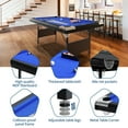 thumbnail image 4 of EDTara 6Ft/7Ft Portable Pool Table, Adults Folding Billiards Tables, Outdoor Pool Table for Family Game Room, Adult Rrec Room, Basements, Man Cave or Garage, 4 of 7