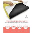 thumbnail image 3 of Yellow White Ombre Yoga Towel for Hot Yoga Non Slip, Farmhouse Funny Gradient Striped Yoga Mat Towel Absorbent Yoga Sweat Towels Microfiber Hot Yoga Blanket for Bikram Pilates 26"x74", 3 of 7