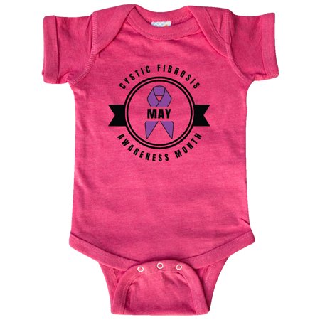 

Inktastic Cystic Fibrosis Awareness Month May Badge Gift Baby Boy or Baby Girl Bodysuit