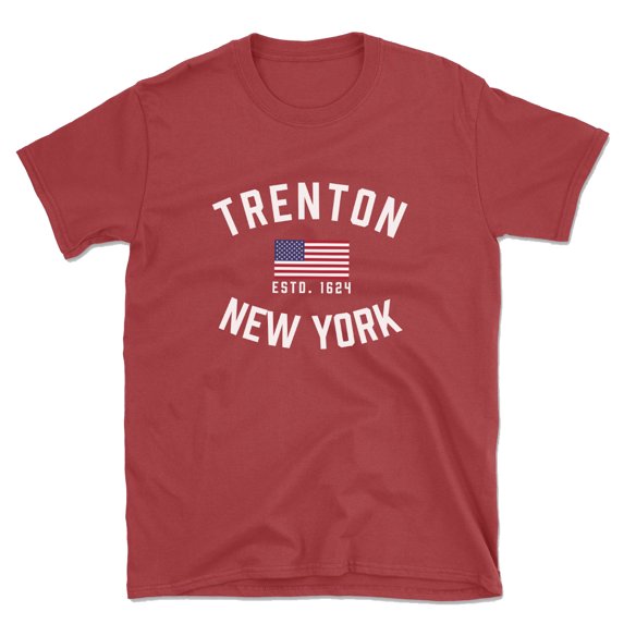 Trenton New York Patriot Men's Cotton T-Shirt