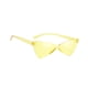 thumbnail image 5 of Gafas de sol triangulares Gafas de sol de para mujeres Hombres Marco ligero de verano Gafas para la playa Viajes Compras Vacaciones Amarillo Yinane anteojos de mujer, 5 of 8
