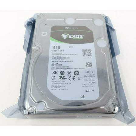 ST8000NM0075 Seagate Exos 8TB 7.2K 12G 3.5" 256MB SAS Hard Drive