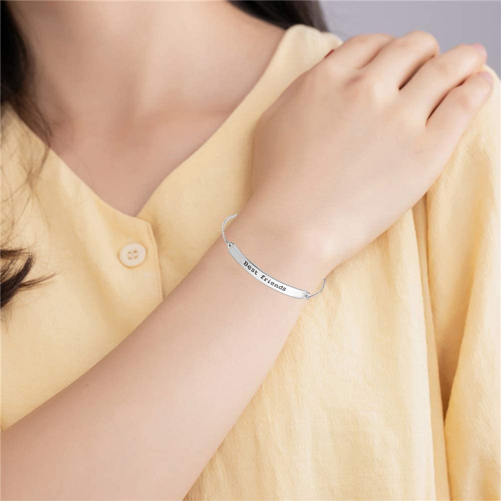 Bar Bracelet Inspirational Bangle 