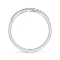 thumbnail image 2 of ANGARA Natural 0.17 Ct. Diamond Fashion Ring in 14K White Gold for Women (Ring Size: 3), 2 of 9