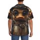 thumbnail image 3 of Balery Vintage Gentleman Duck Camisa Casual de Manga Corta con Botones para Hombre, Texturizada, Estilo Cubano, para Playa, Verano-Medium, 3 of 5