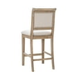 thumbnail image 4 of Linon Findley 26" High Back Counter Stool, Rustic Gray wash/Beige, 4 of 11