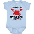 thumbnail image 3 of Inktastic Someone in Myrtle Beach Loves Me Boys or Girls Baby Bodysuit, 3 of 5