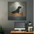 thumbnail image 5 of Luxe Metal Art 'Black Dog Canoe Ride' by Ryan Fowler, Metal Wall Art, 36"x36", 5 of 9
