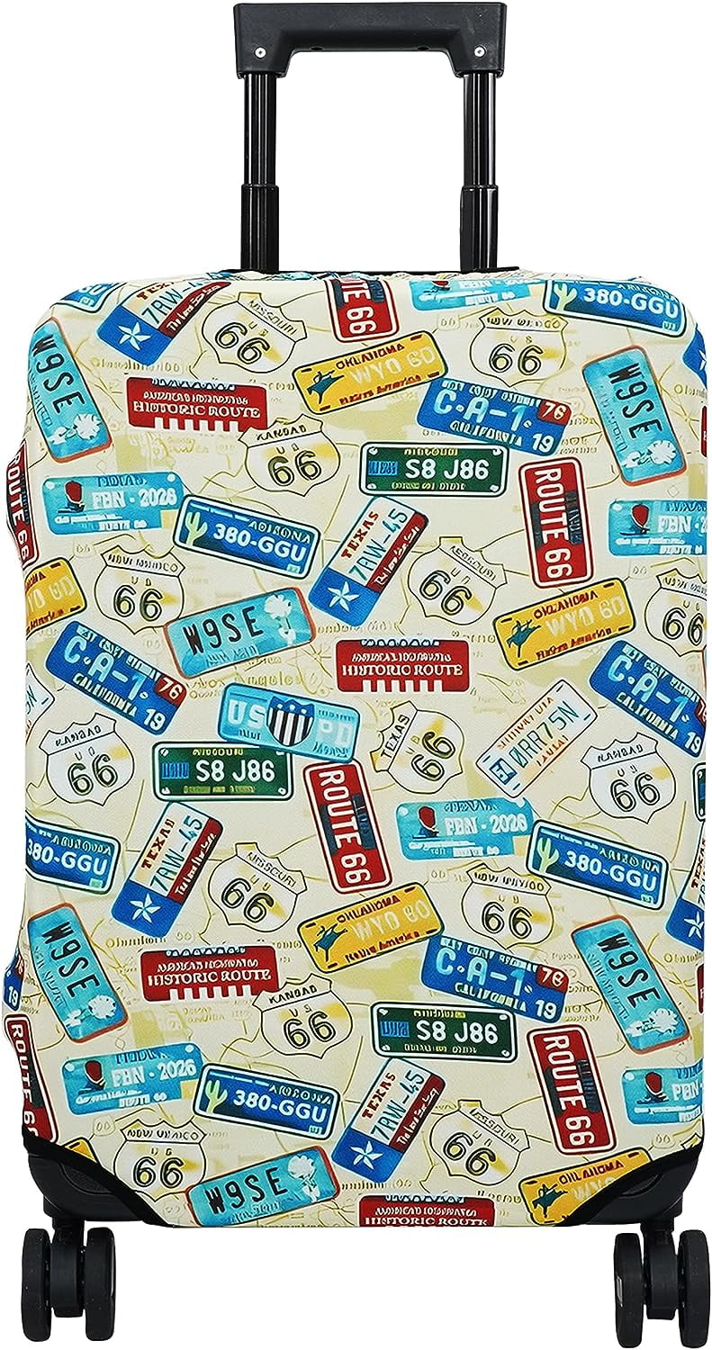 Luggage Cover Approved Travel Suitcase Protector Travel Lables Elastic