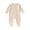 Beige, variant on Aihuaihua Baby Boys Bodysuits Soft Footed Pajamas Snap Buttons Toddler Winter Fall Outfit Warm Clothes Stylish Sleepers Size 3-6 Months Beige