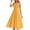 Yellow, variant on Women's French Style Suspender Long Skirt - Waist , Flowy, Casual/Elegant