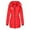 Red, variant on Hueook Womens Winter Coats Women's Long-Sleeved Hooded Mid-Length Fashion Casual Jacket with Small Print Yellow L