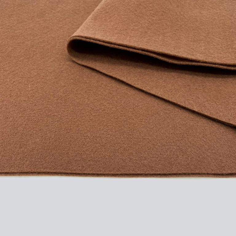 Ice Fabrics Craft Felt Fabric by The Yard - 72 Wide & 1.6mm Thick Acrylic  Felt - Soft and Durable Light Brown Felt Fabric for DIY Arts & Crafts