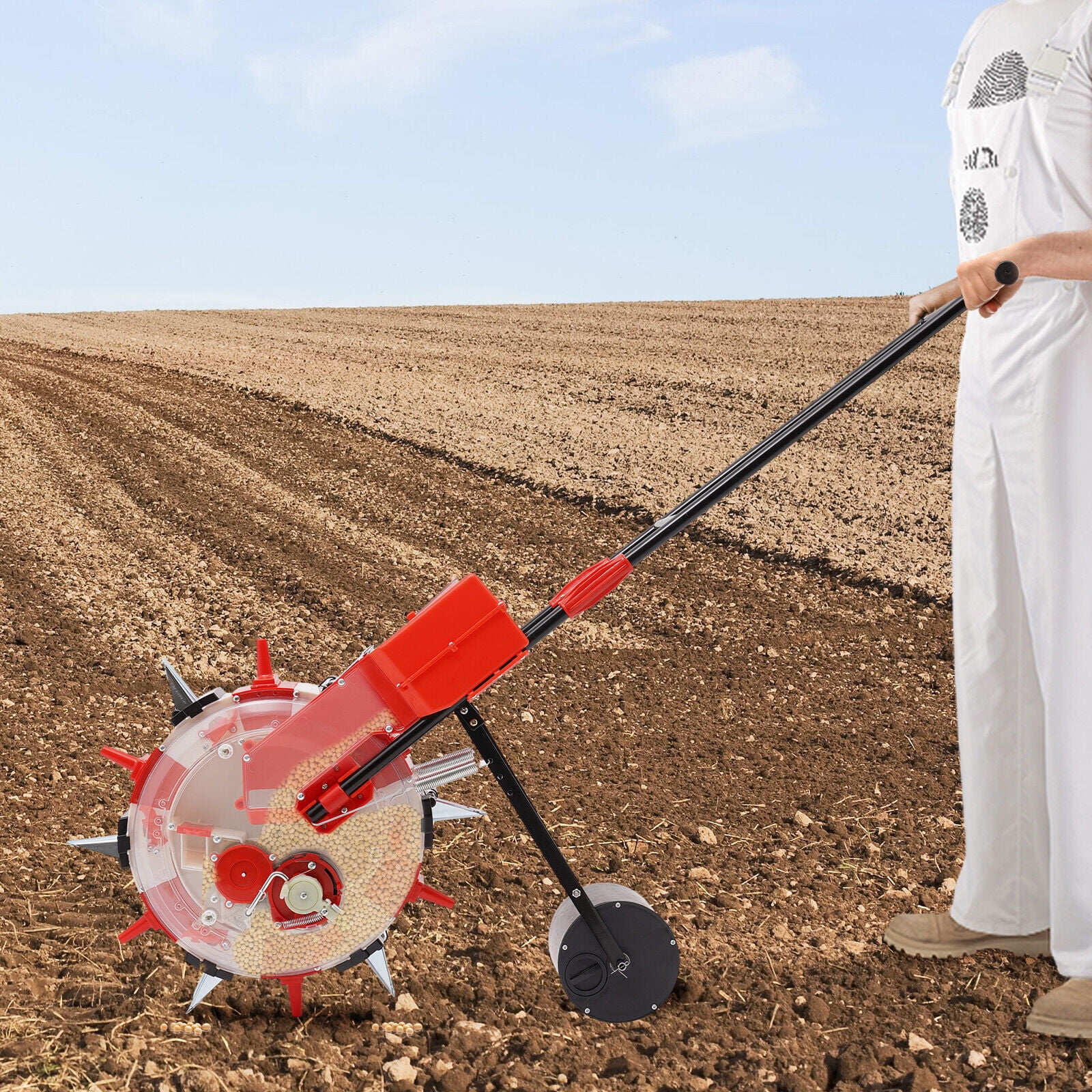 Manual Seeder Handheld Seeding Machine Precision Garden Seed