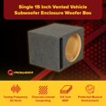 thumbnail image 2 of Caja de Subwoofer Q Power 38 cm Ventilada Color Carbón, 2 of 8