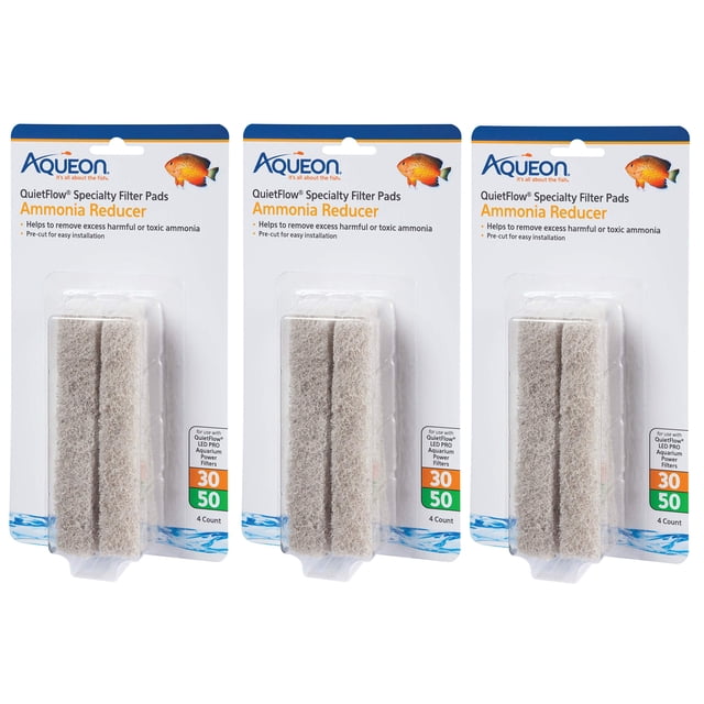 (3 Pack) Aqueon Filtre Réducteur d'Ammoniaque
