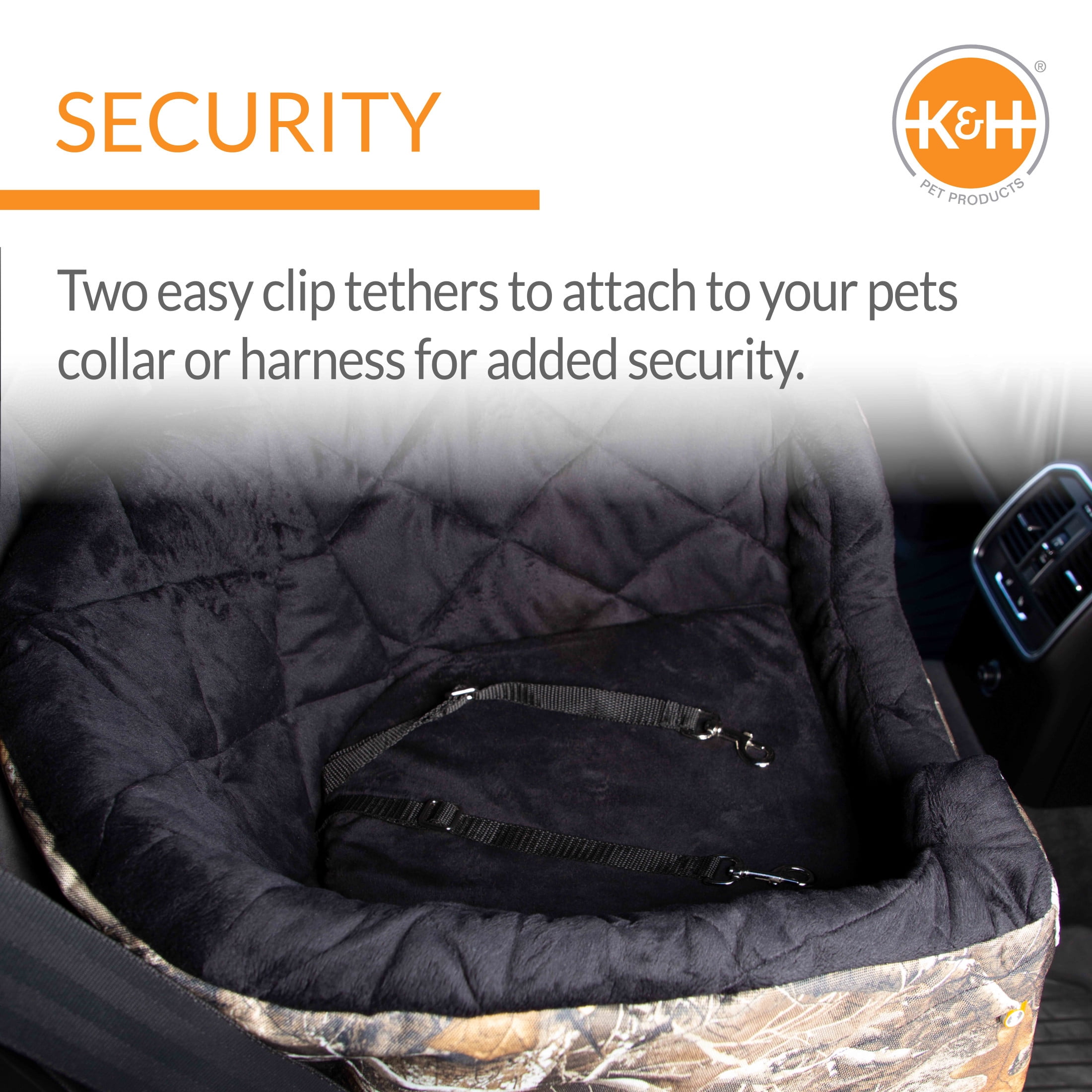 K&H Pet Products Bucket Booster Pet Seat Realtree EDGE Large
