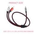 thumbnail image 4 of 1Pc Type-c To 2RCA Male Audio Cable Type C To 2RCA Audio Cable Is Suitable For Notebook Computers And Mobile Phones（0.5M Red）, 4 of 5