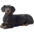 thumbnail image 2 of Sandicast "Small Size" Lying Red Dachshund Dog Sculpture, 2 of 2