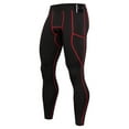 thumbnail image 1 of DYMADE Men Tight Elastic Quick Drying Pants Sporty Bottoming Trousers, 1 of 4
