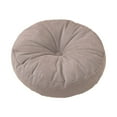 thumbnail image 2 of Vsenkes Round Floor Pillow Floor Cushion for Indoor Bedroom Home Couch Chair Bed Car Gray, 2 of 9