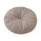 thumbnail image 2 of Cojín de almohada de piso redondo cojín de cojín cojín cojín de meditación para sala de estar en el interior de sofá cama de al aire libre Gris, 2 of 8