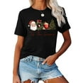 thumbnail image 2 of Merry Christmas T-Shirt Women Cute Santas Gift Graphic Casual Short Sleeve Holiday Top, 2 of 5