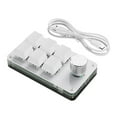 thumbnail image 1 of Clavier de Jeu Mécanique Multifonctionnel Maison Portable USB Pilote Sans Clavier Mini Programmable Clavier Bureau PC Portable Blanc, 1 of 9