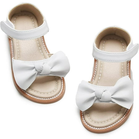 

Toddler Girls Sandals Soft Rubber Flats Summer Baby flower girl Shoes