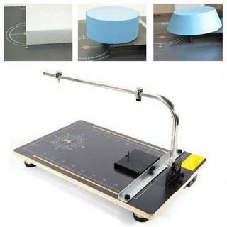 9.8 Hot Wire Foam Cutter Table, with Printed Ruler & Removable Protractor  15.4 Board 72W Electric Desktop Styrofoam Crafts Angle Cylinder Sponge
