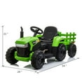 thumbnail image 7 of Hikiddo 12V Battery Powered Kids Ride on Tractor with Trailer & Bluetooth, 7 of 7