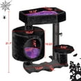 thumbnail image 6 of Gothic Cat Tree with Coffin Bed Goth Cat Tower Coffin Cat Tree Cat Condo with Cat Scratching Post, Spider Hanging Ball Black Purple Kitten Pet Furniture, 6 of 8