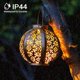 thumbnail image 5 of Linterna solar para jardín al aire libre 1 pieza IP44 Linterna de jardín impermeable para exteriores Linterna colgante LED solar Iluminación decorativa para patio, mesa, decoración Blanco cálido [Clas, 5 of 5