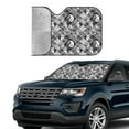 thumbnail image 4 of Zufioo Yin Yang With Black And White Print Car Windshield Sunshade, UV Protection Heat Insulation Protective Cover Suitable for Car, SUV, Truck Auto Accessories-Yin Yang With Black And White, 4 of 8