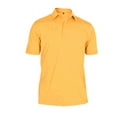 thumbnail image 1 of Monterey Club Men's Tailored Collar Light Weight Pique Solid Golf Polo Shirt #3670, 1 of 2