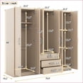 thumbnail image 4 of Chests & Wardrobes, Modern 6-Door with Big Drawers | Brown | MDF, 4 of 15