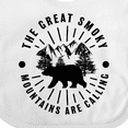 thumbnail image 4 of Inktastic The Great Smoky Mountains Are Calling Boys or Girls Baby Bib, 4 of 4
