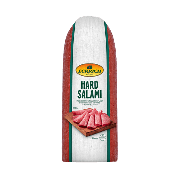 Eckrich Deli Hard Salami, Deli Sliced