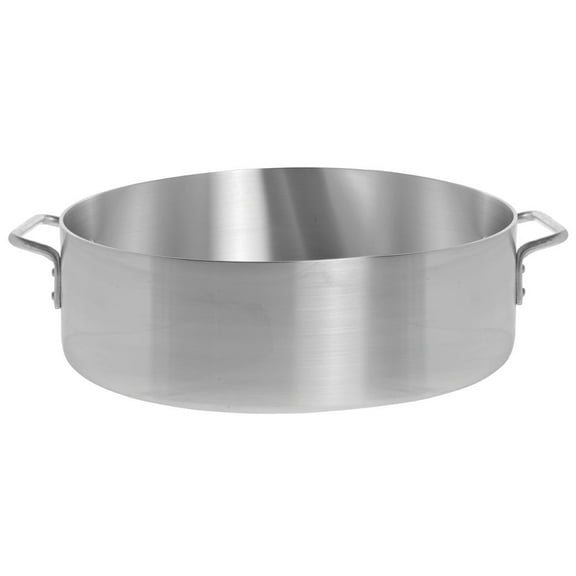 HUBERT® Brazier Pan 24 Quart Aluminum - 17 3/10 Dia x 6 3/10 D
