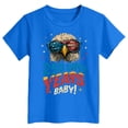 thumbnail image 5 of mgoYE 250th Anniversary USA Polo Shirt Girls Girls Boys American Flag 250th Anniversary Commemorative Tee, Crew Neck Loose Fit Daily Tee(Blue,2-3 Years), 5 of 5