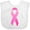 AA-White, variant on Inktastic Breast Cancer Pink Awareness Ribbon Boys or Girls Baby Bib