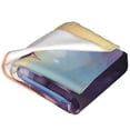 thumbnail image 2 of Cauagu Colorful Cloud Sleeping Cat Pattern Flannel Bed Blankets,Fleece Blanket Comfortable Air Conditioning Blanket for Sofa Bed Travel Couch & Living Room -60"x50", 2 of 8